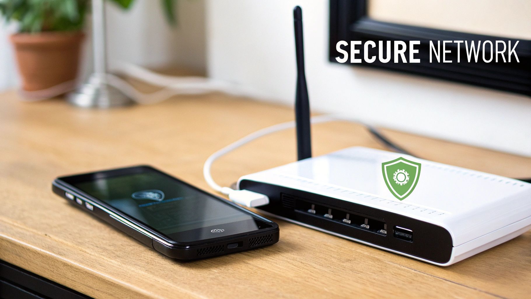Shop Only on Secure Networks