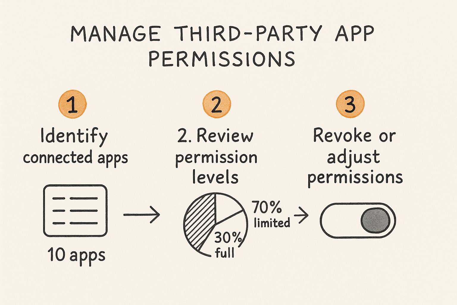 Managing privacy settings on social media apps