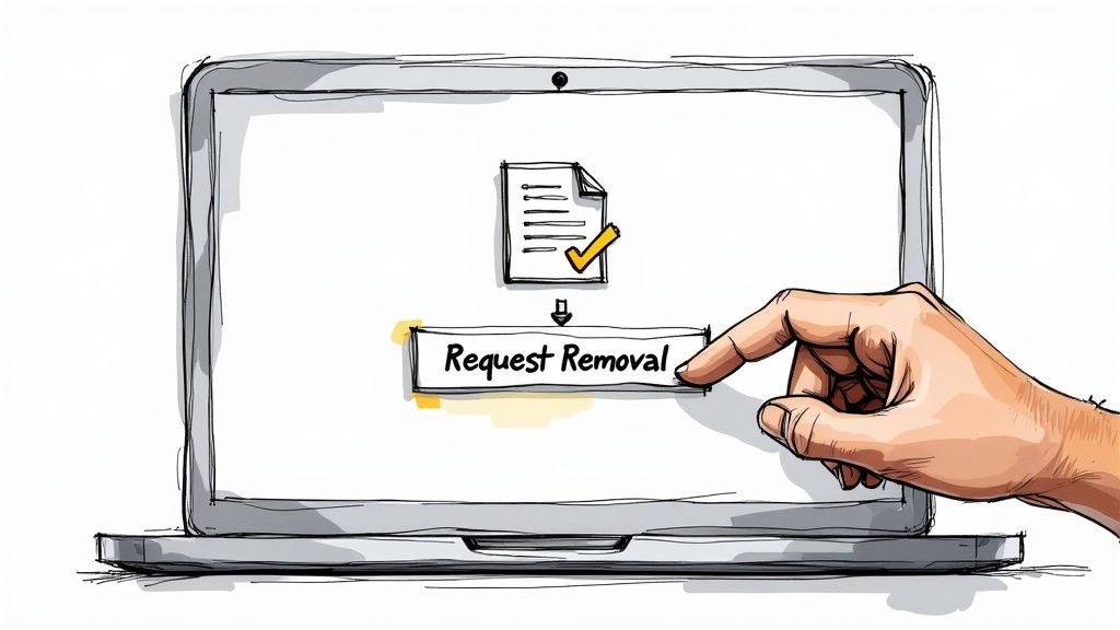 Legal options for content removal