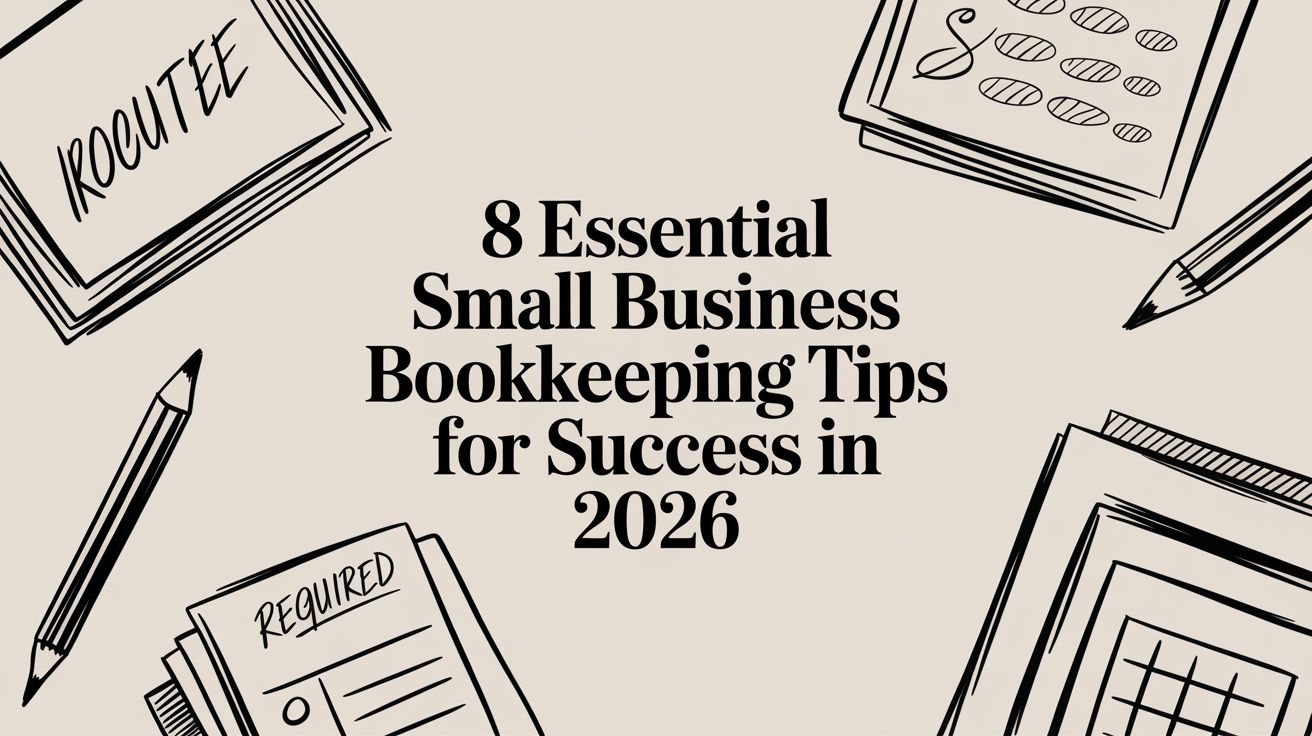 8 Essential Small Business Bookkeeping Tips for Success in 2026
