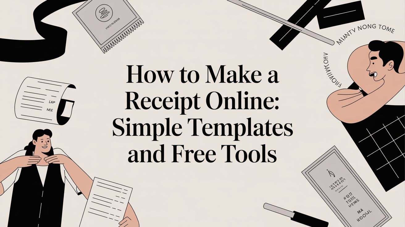 How to Make a Receipt Online: Simple Templates and Free Tools