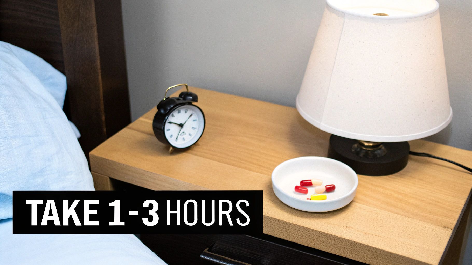 A man looking at a watch, representing the importance of timing medication.