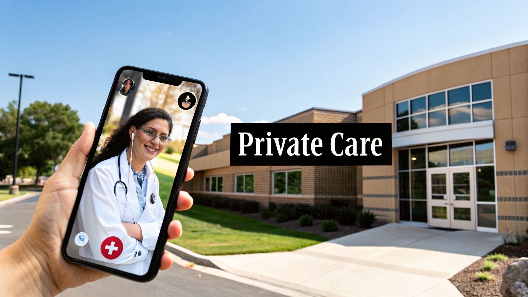 A person securely entering information on a laptop, symbolizing online privacy and telehealth.