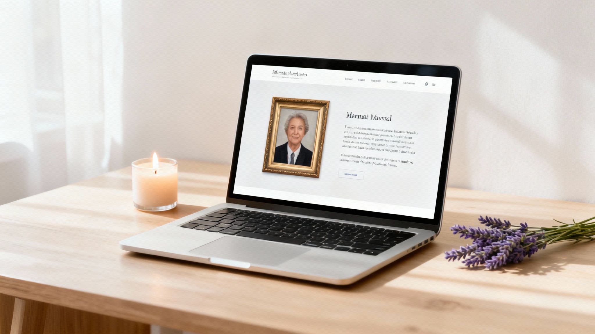 Digital Memorial Websites and Online Tributes