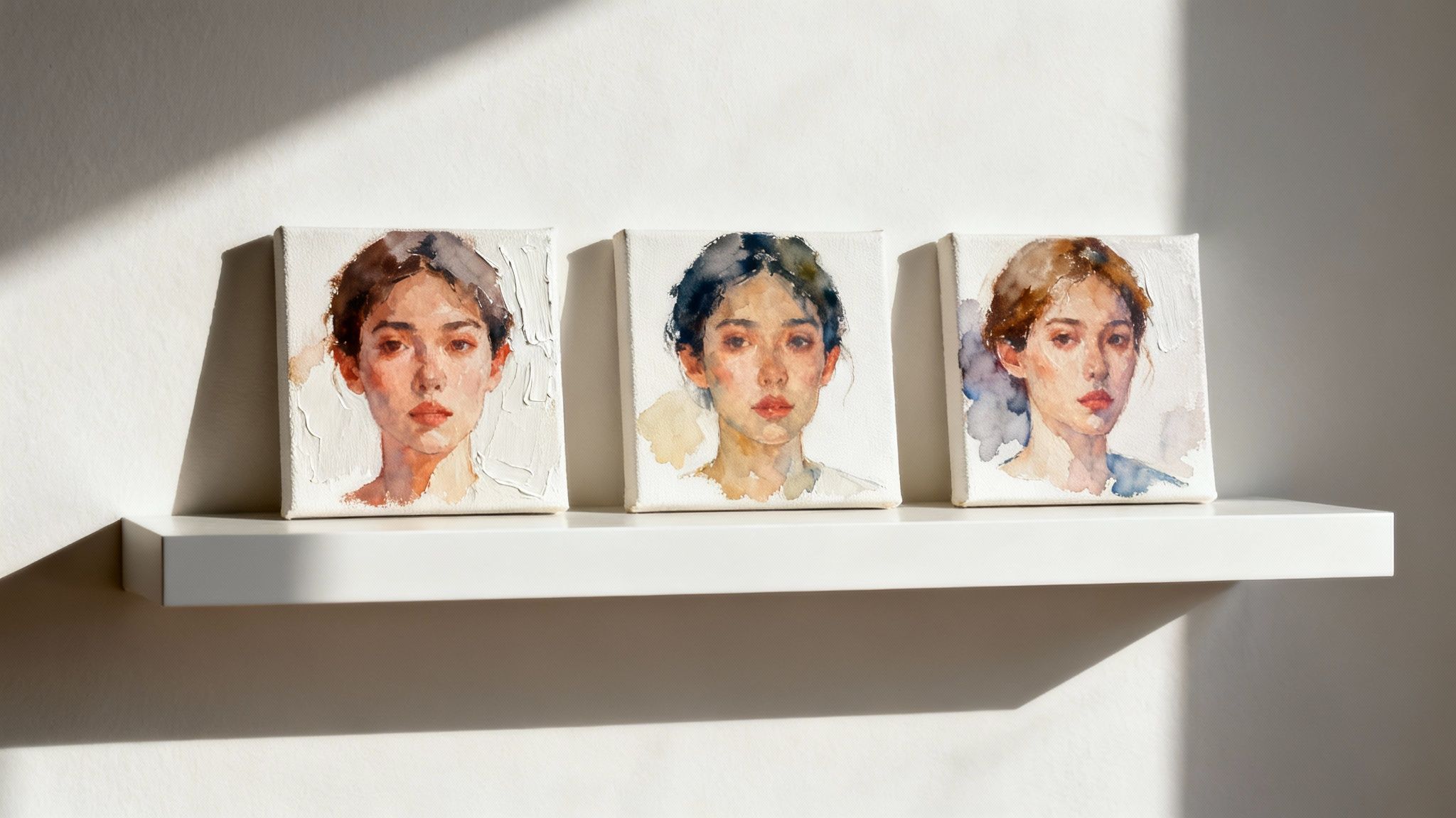 A close-up shot of an artist's palette knife mixing rich, textured oil paints, ready to create a masterpiece.