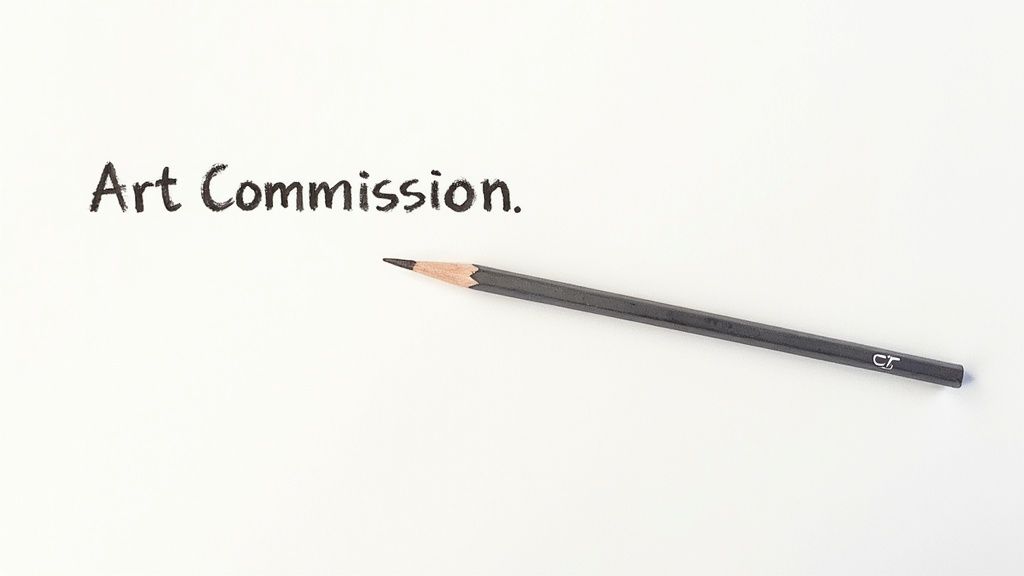 A close-up of an artist's hands carefully painting a detailed portrait, showing the love and craftsmanship involved.