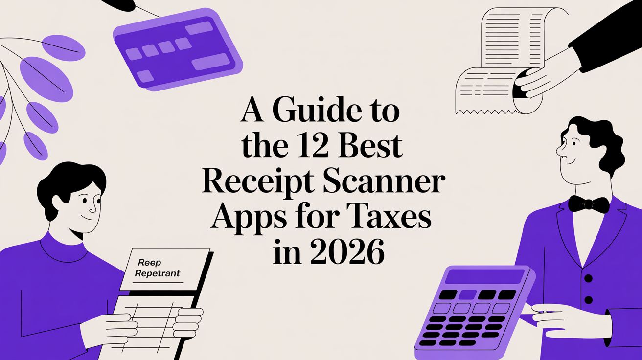 A Guide to the 12 Best Receipt Scanner Apps for Taxes in 2026