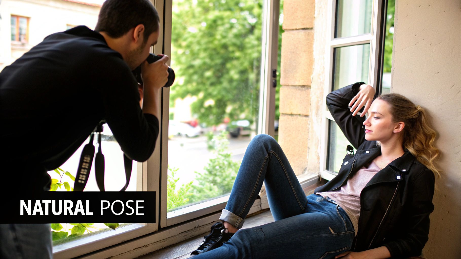 Directing subjects for headshots