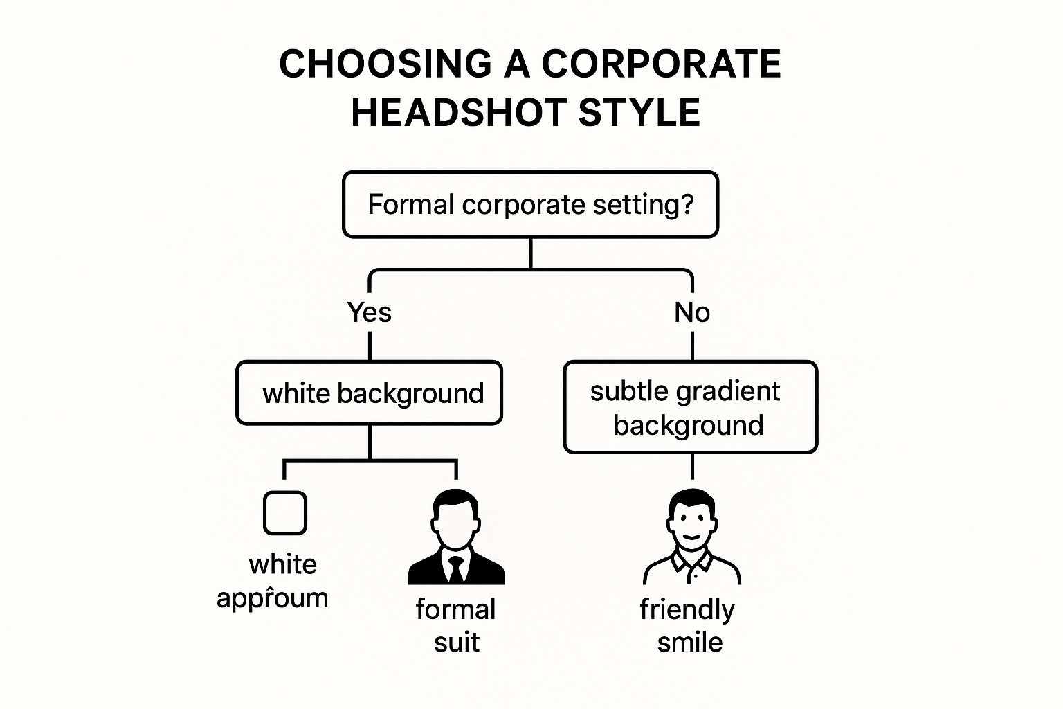 Infographic showing key data about Corporate Headshots