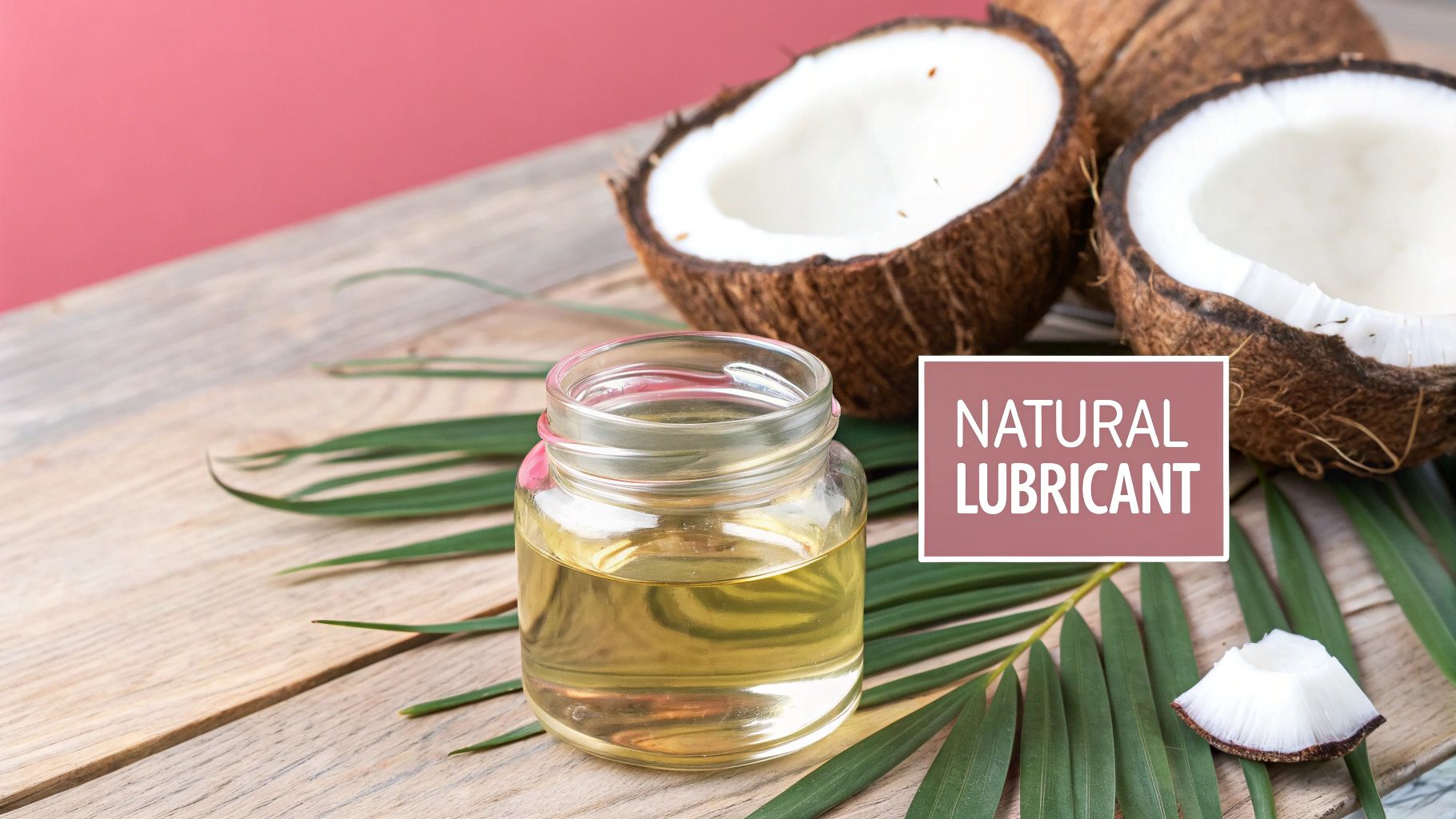 1. Coconut Oil: Your Go-To Natural Lubricant