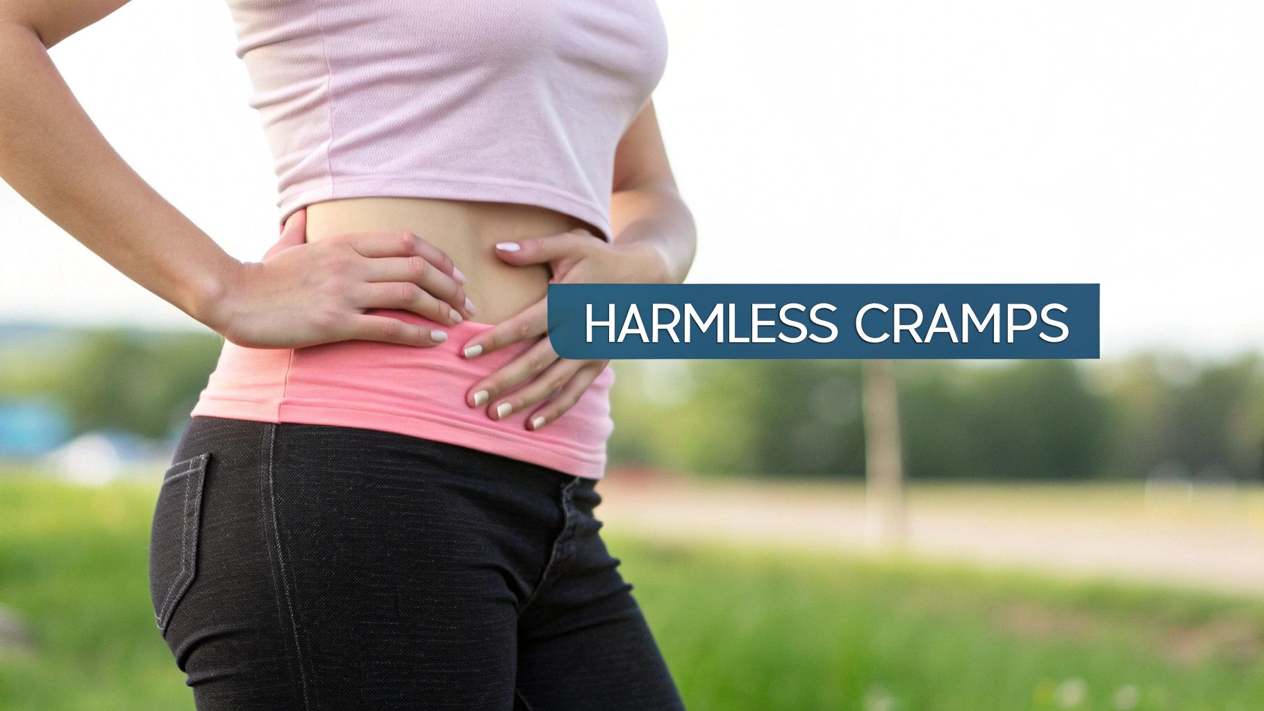 A person sitting comfortably with a cup of tea.