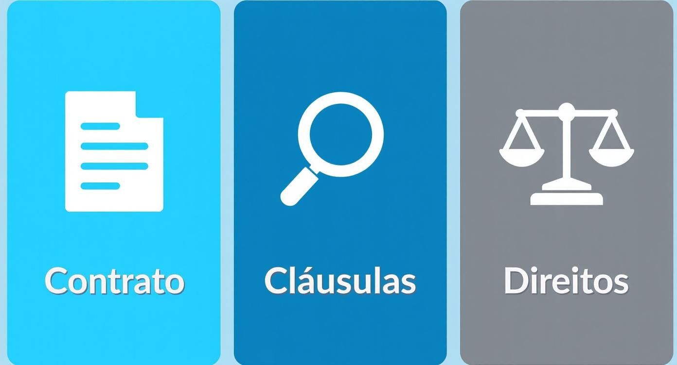 Como rescindir um contrato: Guia completo e seguro para 2025 1 Infográfico sobre como rescindir um contrato