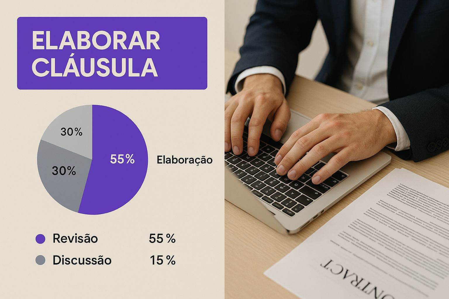 Infográfico sobre a elaboração de uma cláusula compromissória de arbitragem.