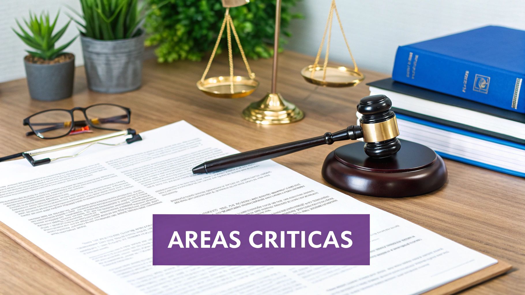 Advogado analisando gráficos e documentos em um escritório, representando as diversas áreas de atuação.