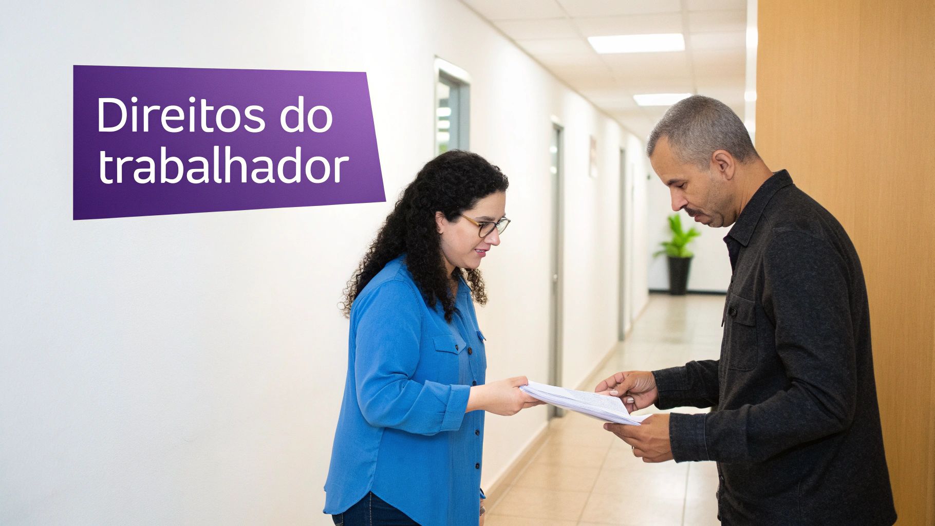 Homem analisando documentos financeiros com uma calculadora.