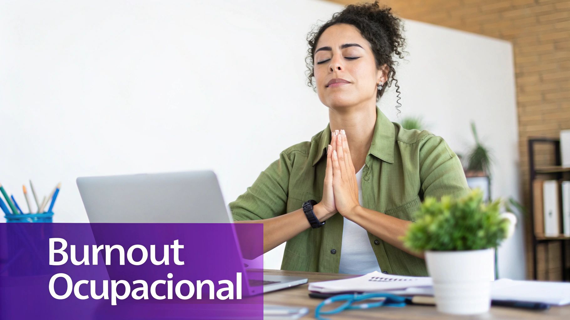 Profissional de saúde mental em uma sessão com um paciente.