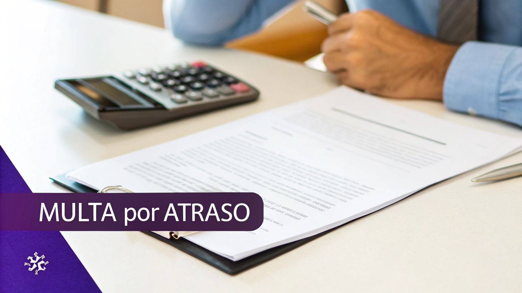 Prazo para Homologar Rescisão: O Guia Definitivo 2024 2 Uma calculadora ao lado de um martelo de juiz, simbolizando as penalidades financeiras do descumprimento de prazos legais.