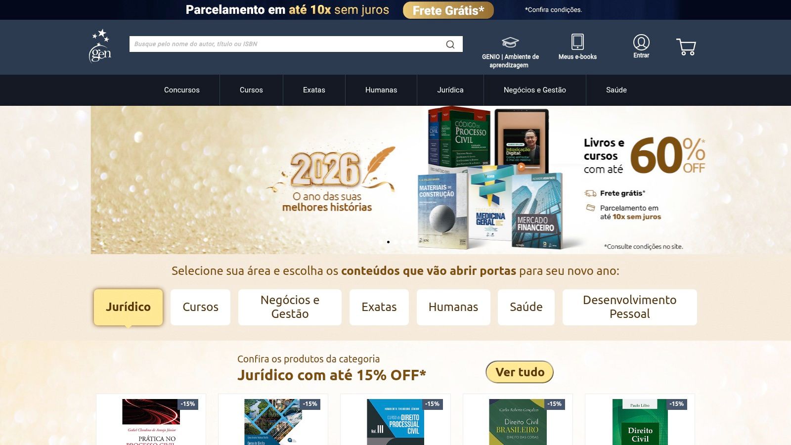 Grupo GEN (editoras Forense, Atlas, Método...)