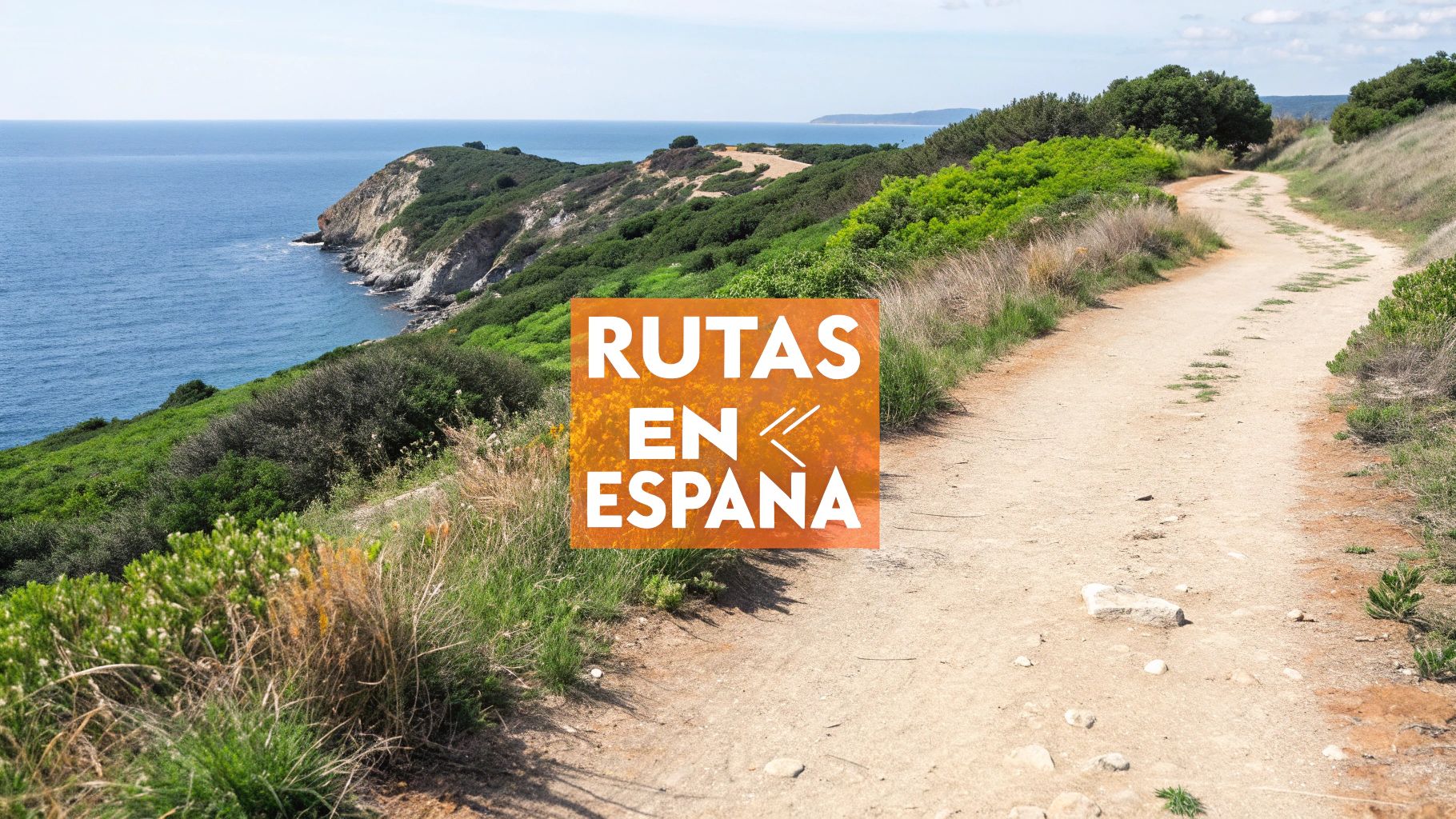 Paisaje montañoso en una ruta de senderismo en España