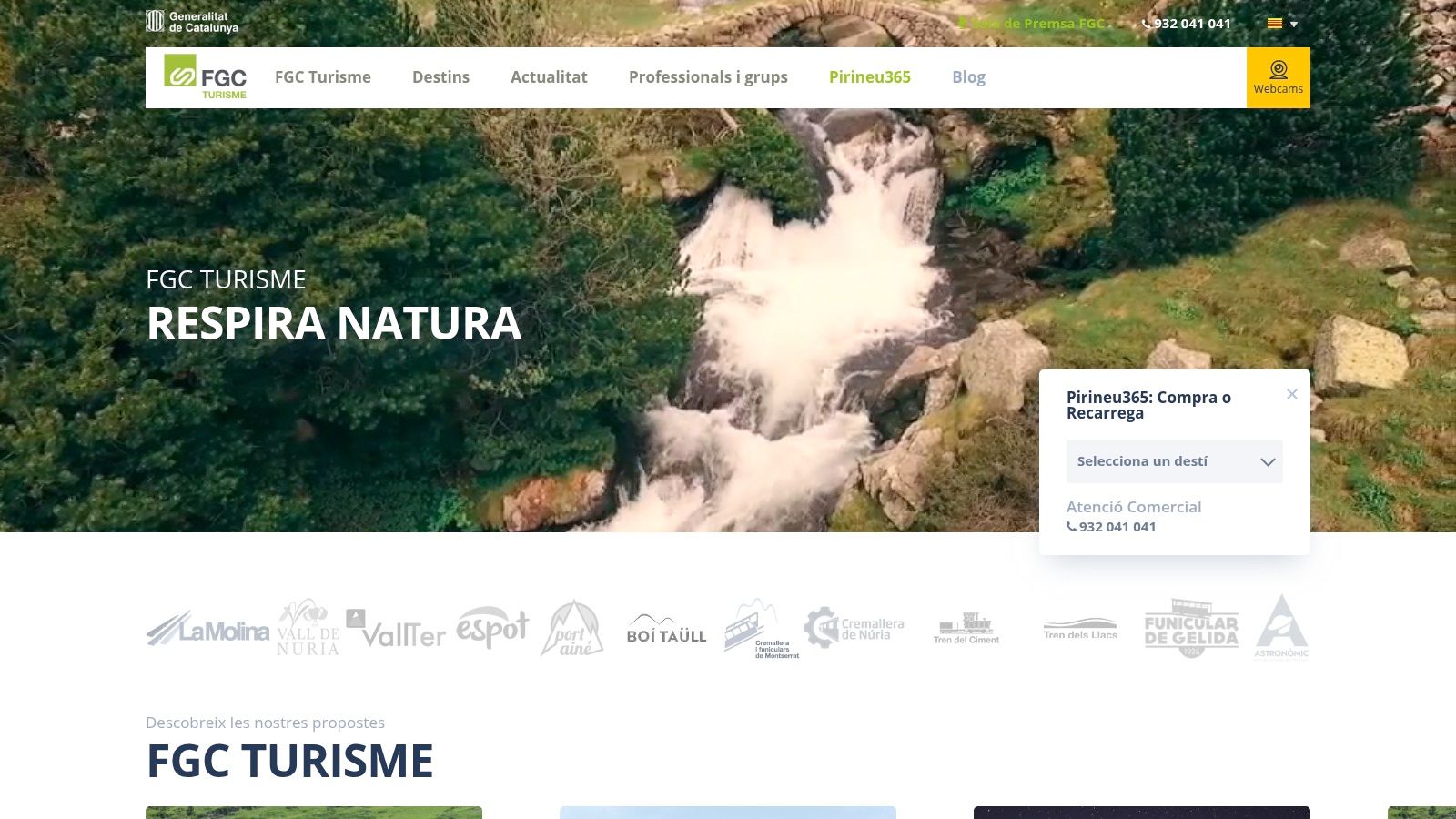 Turisme FGC (FGC resorts portal)