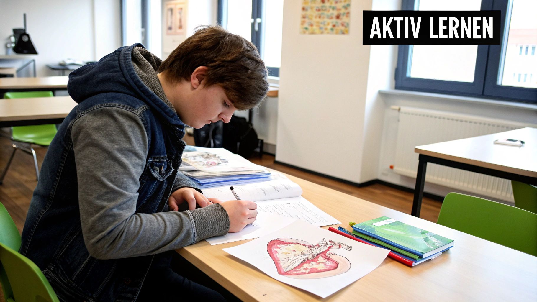 Verwende aktive Lernmethoden