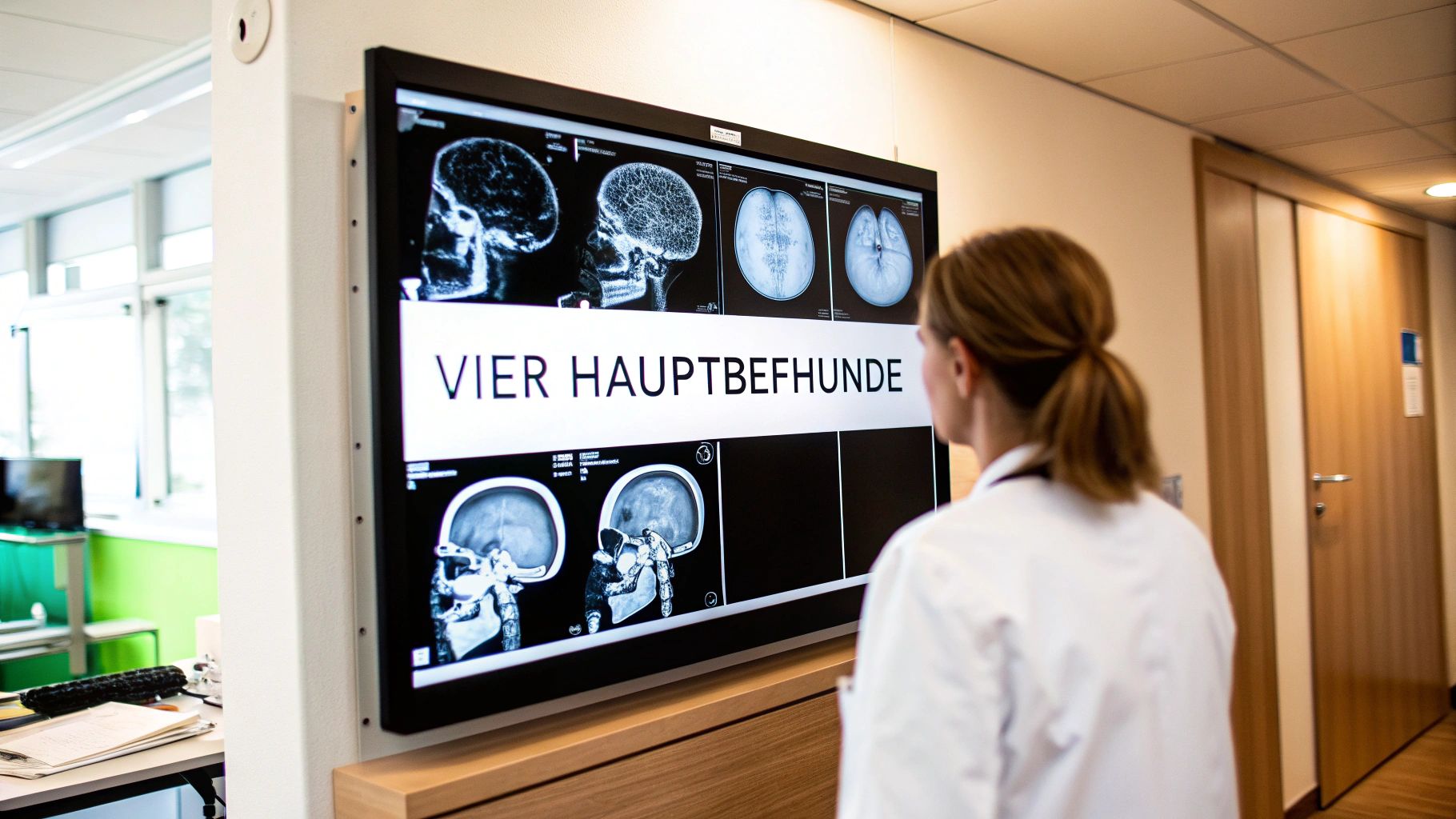 MRT Bild eines Knies mit Arthrose