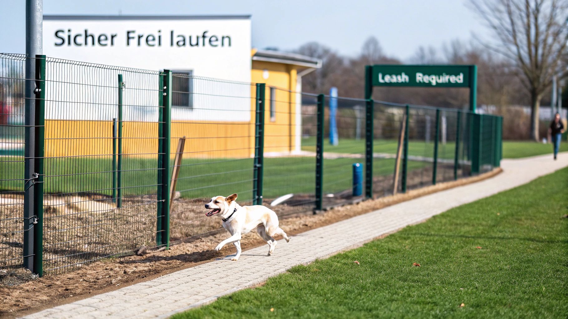 Ein Hund schaut fragend in die Kamera