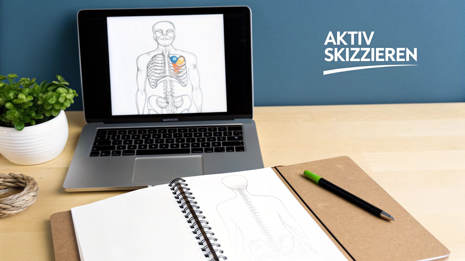 Aktives Lernen mit Skizzen und Zeichnungen