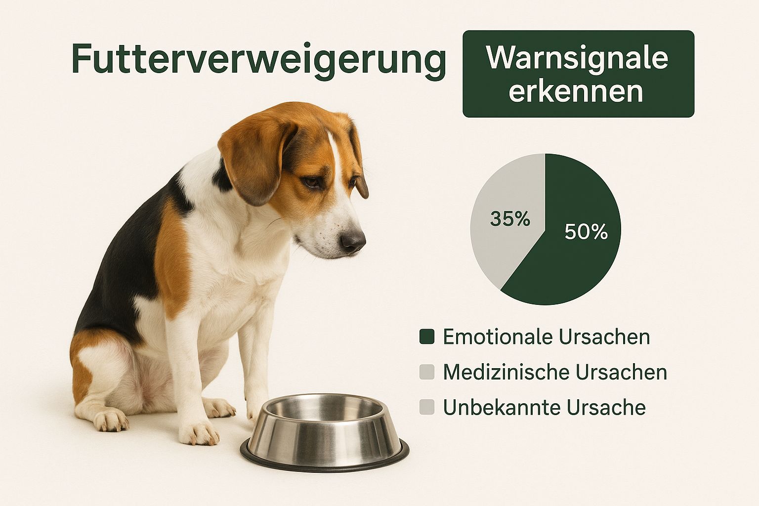 Infographic about hundefutter für empfindlichen magen
