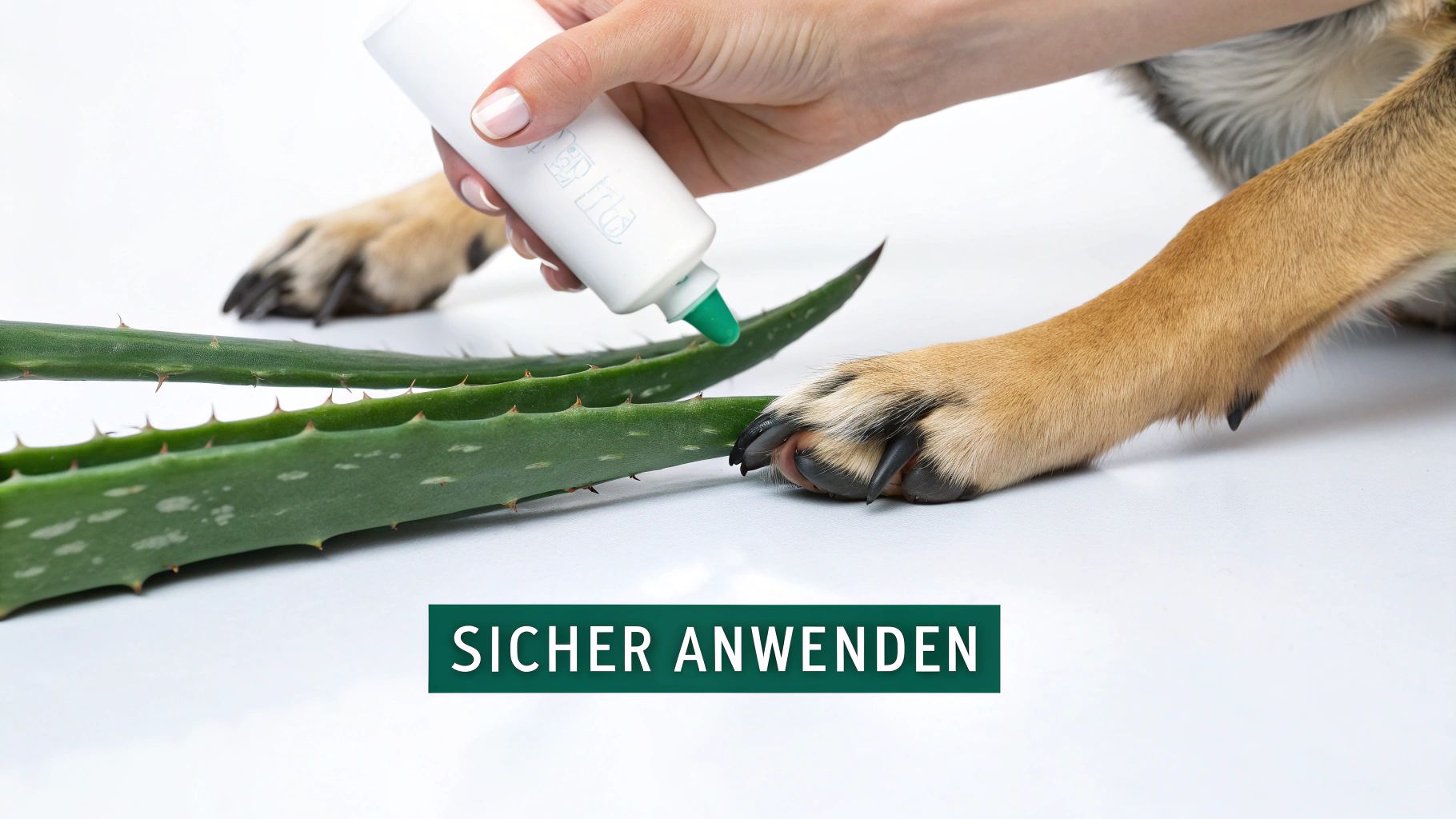 Ein Hund liegt entspannt auf einer grünen Wiese, was Gesundheit und Wohlbefinden symbolisiert.