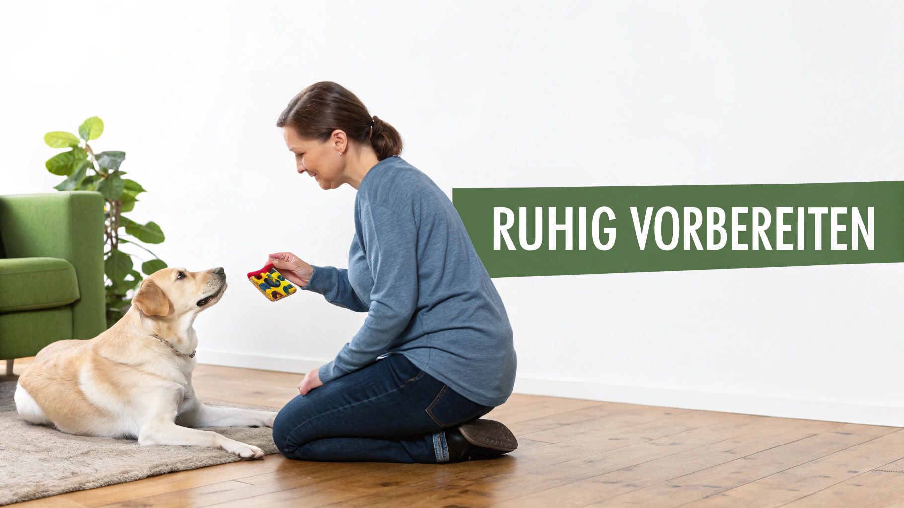 Ruhige Umgebung für Tablettengabe