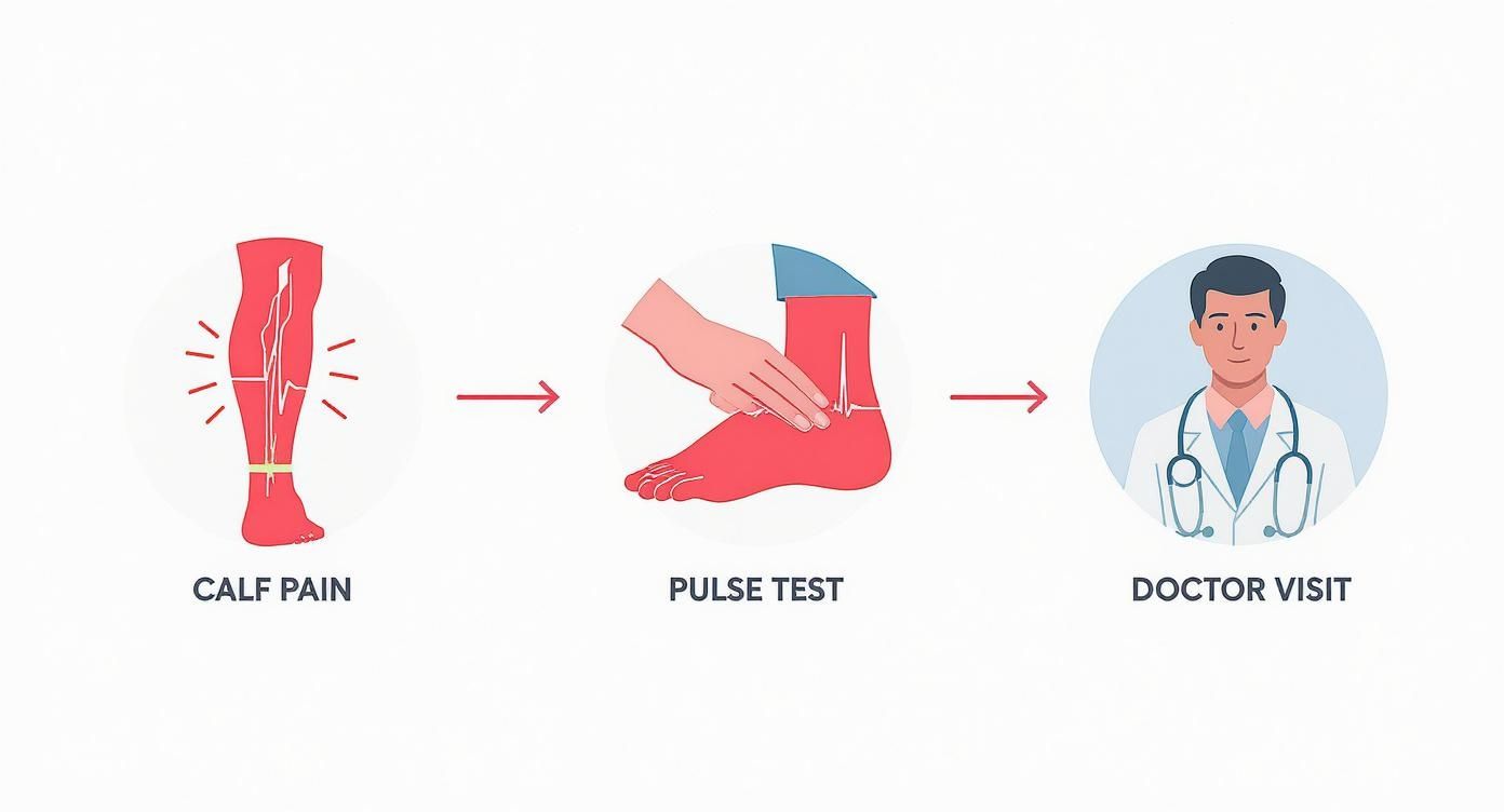 Infographic about puls am fuß