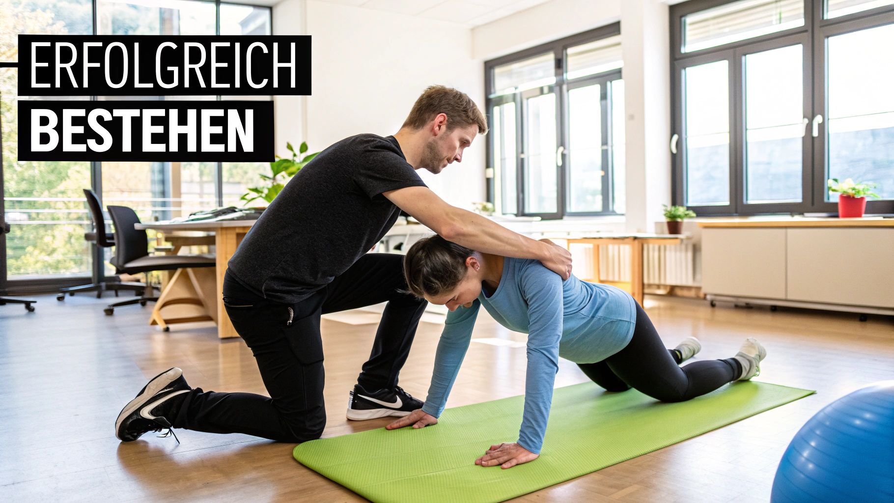 Schwierigkeiten im Physiotherapie-Examen