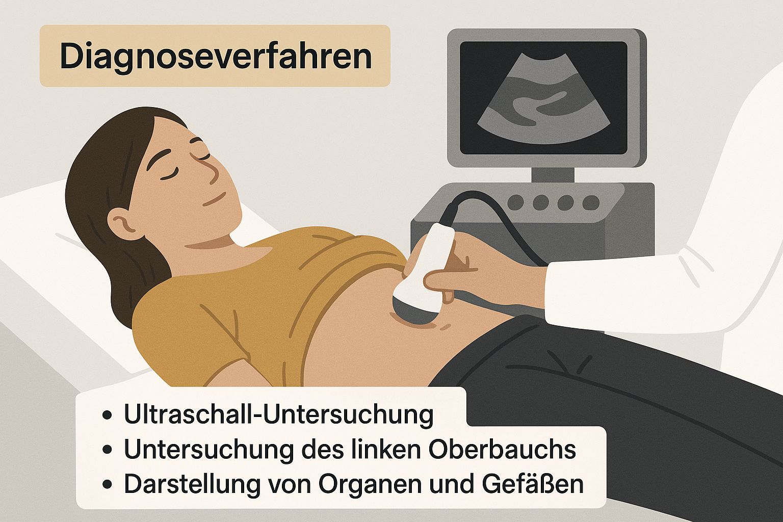 Infographic about schmerzen im oberbauch links
