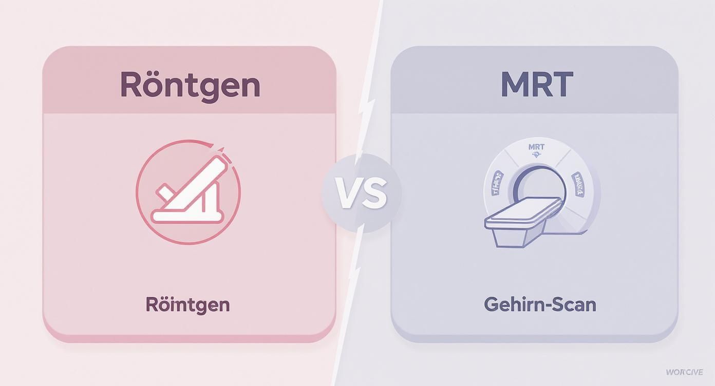 Infographic about arthrose knie mrt