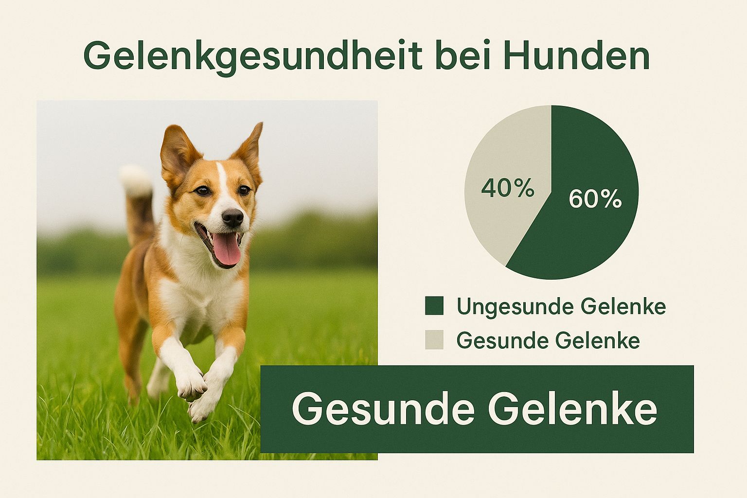 Infografik zur Dosierung von MSM beim Hund