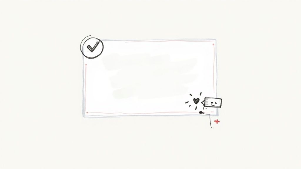 A person typing on a laptop, with social media icons and comment bubbles floating around them, symbolizing engagement.