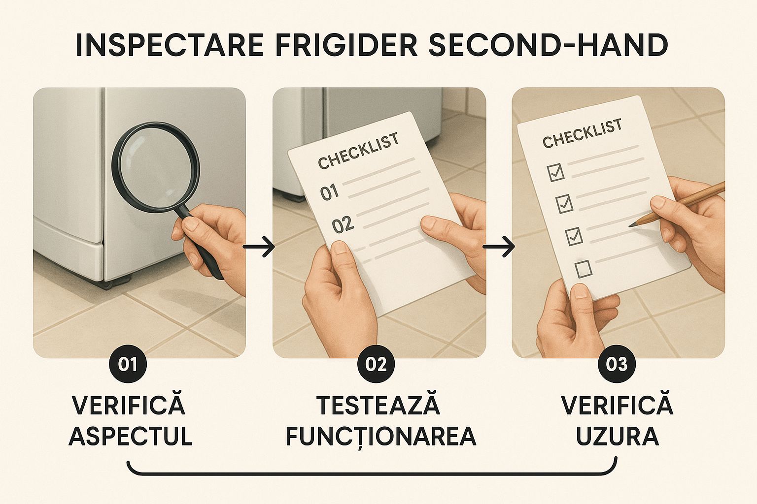 Infographic about electrocasnice second hand