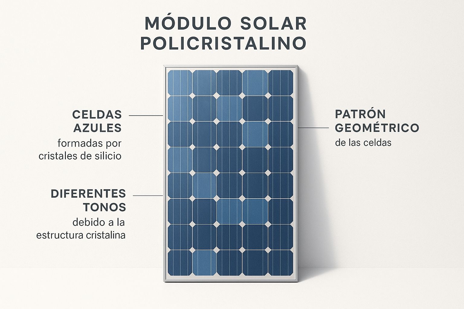 Infographic about tipos de panel