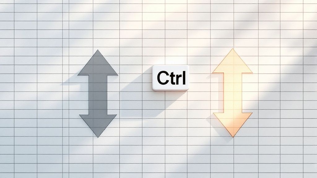 Ctrl + Flecha
