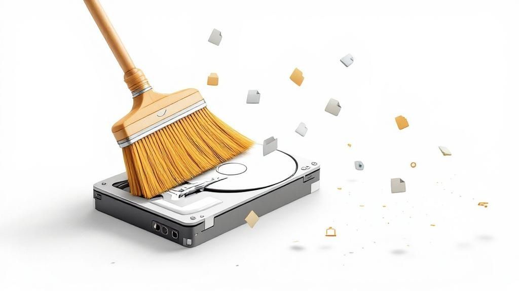 Optimización de Almacenamiento y Limpieza de Disco