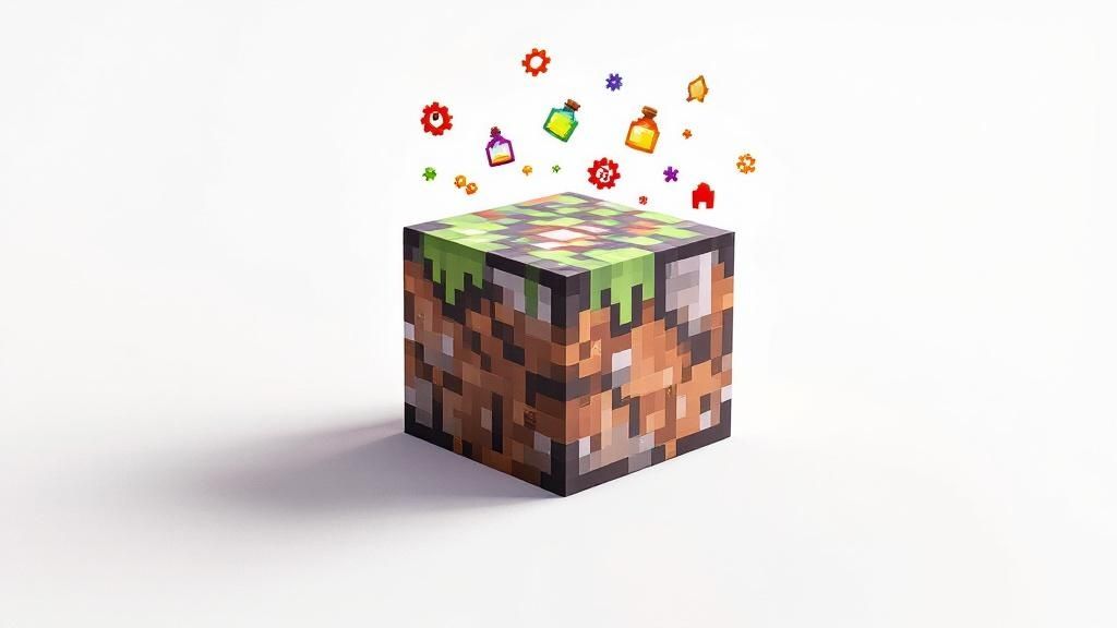 Jugadores de Minecraft