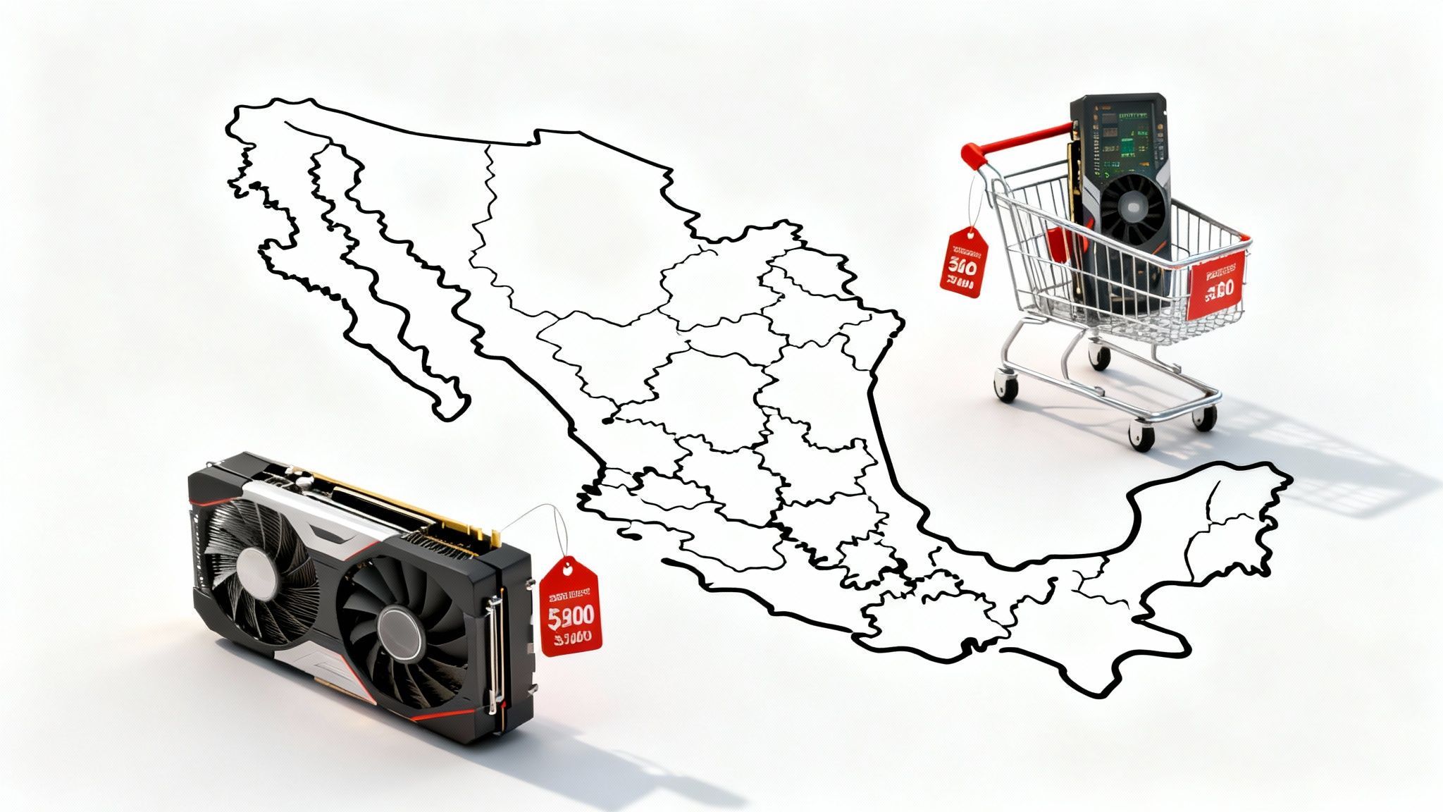 Una persona examinando una tarjeta gráfica de cerca, simbolizando la compra y elección de hardware.
