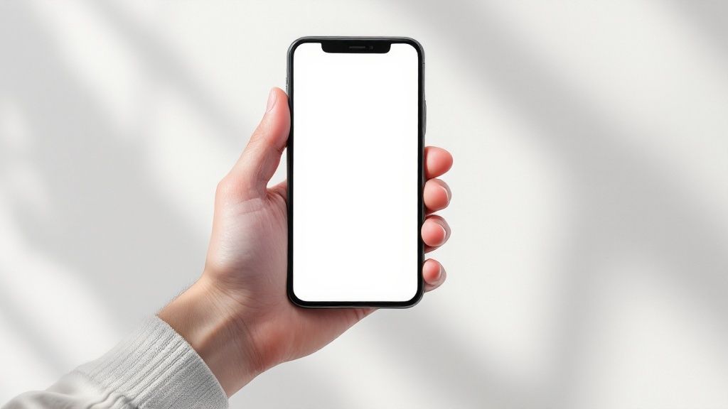 Limpiando un iPhone