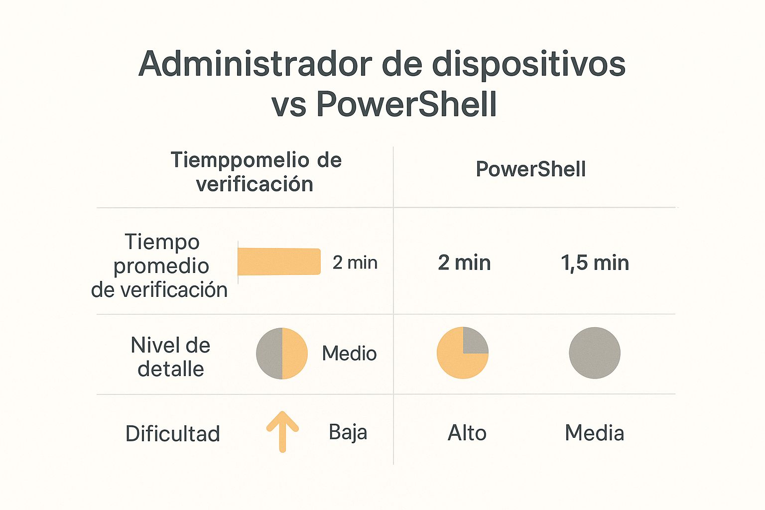 Infographic about actualizar drivers windows 10