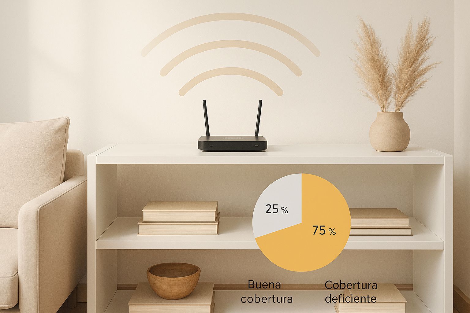 Infographic about amplificar señal wifi