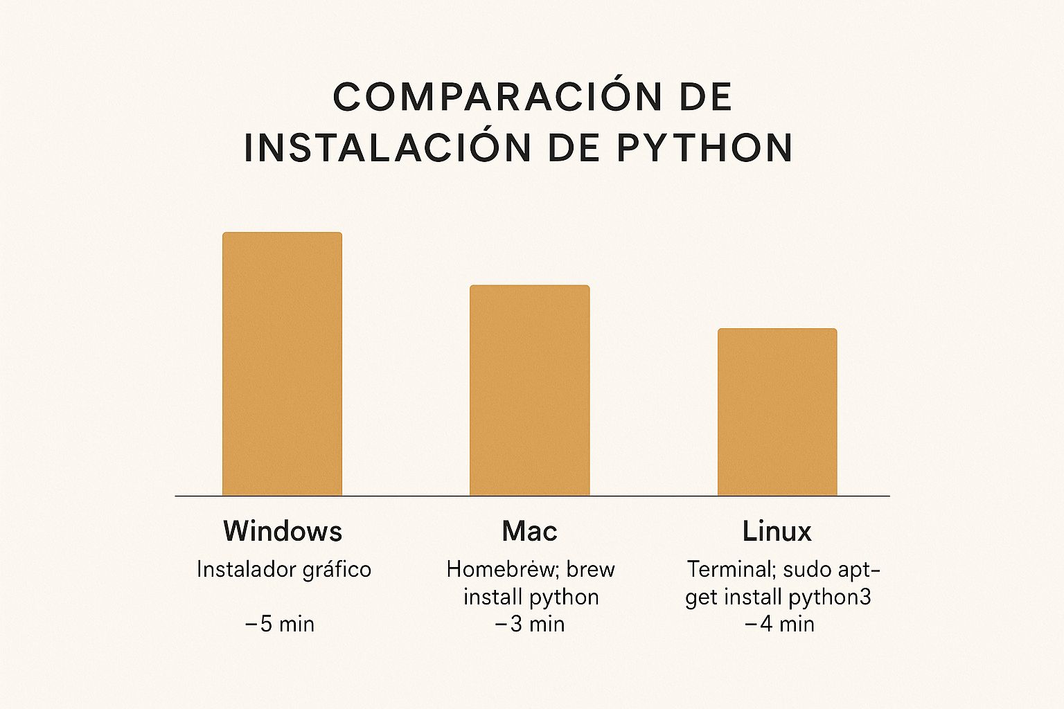 Infographic about aprender a programar python