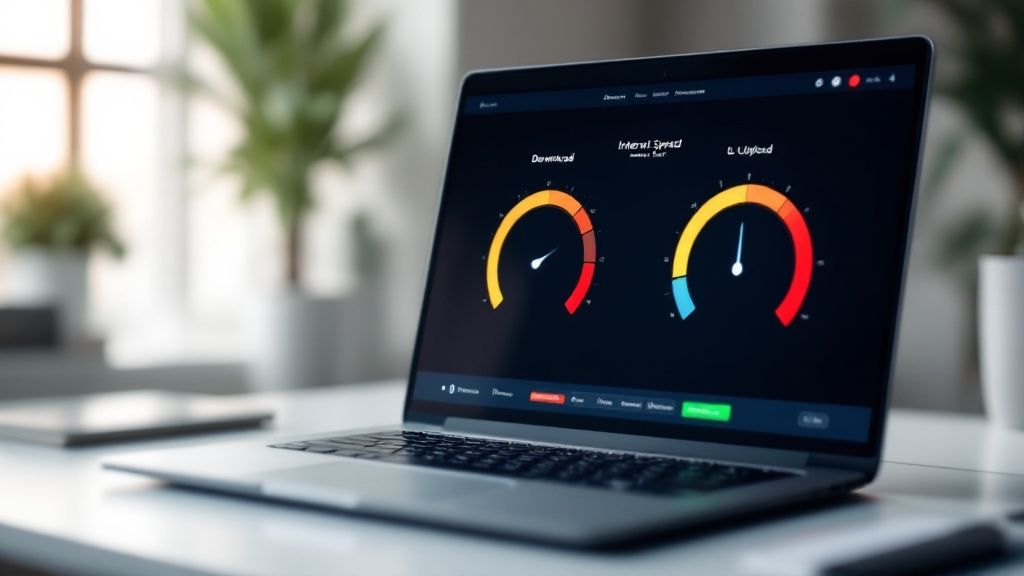 Midiendo la velocidad del internet