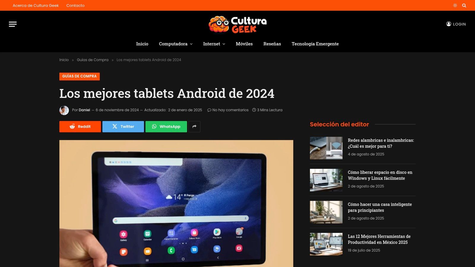 Los Mejores Tablets Android De 2024