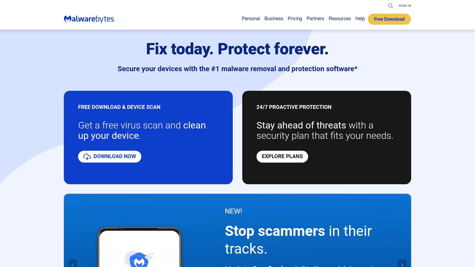 Malwarebytes Free